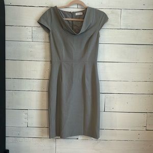 CALVIN KLEIN cowl neck dress